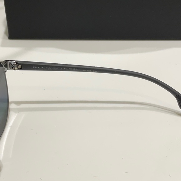 Prada unisex sunglasses sps 54T polarized grey lenses made in Italy - Picture 4 of 9